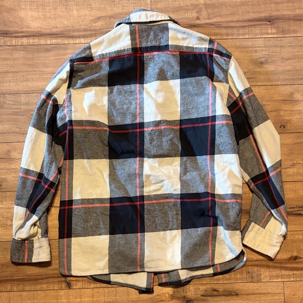 Levi's Plaid Shirt - Black, Gray, Red - Picture 3 of 3